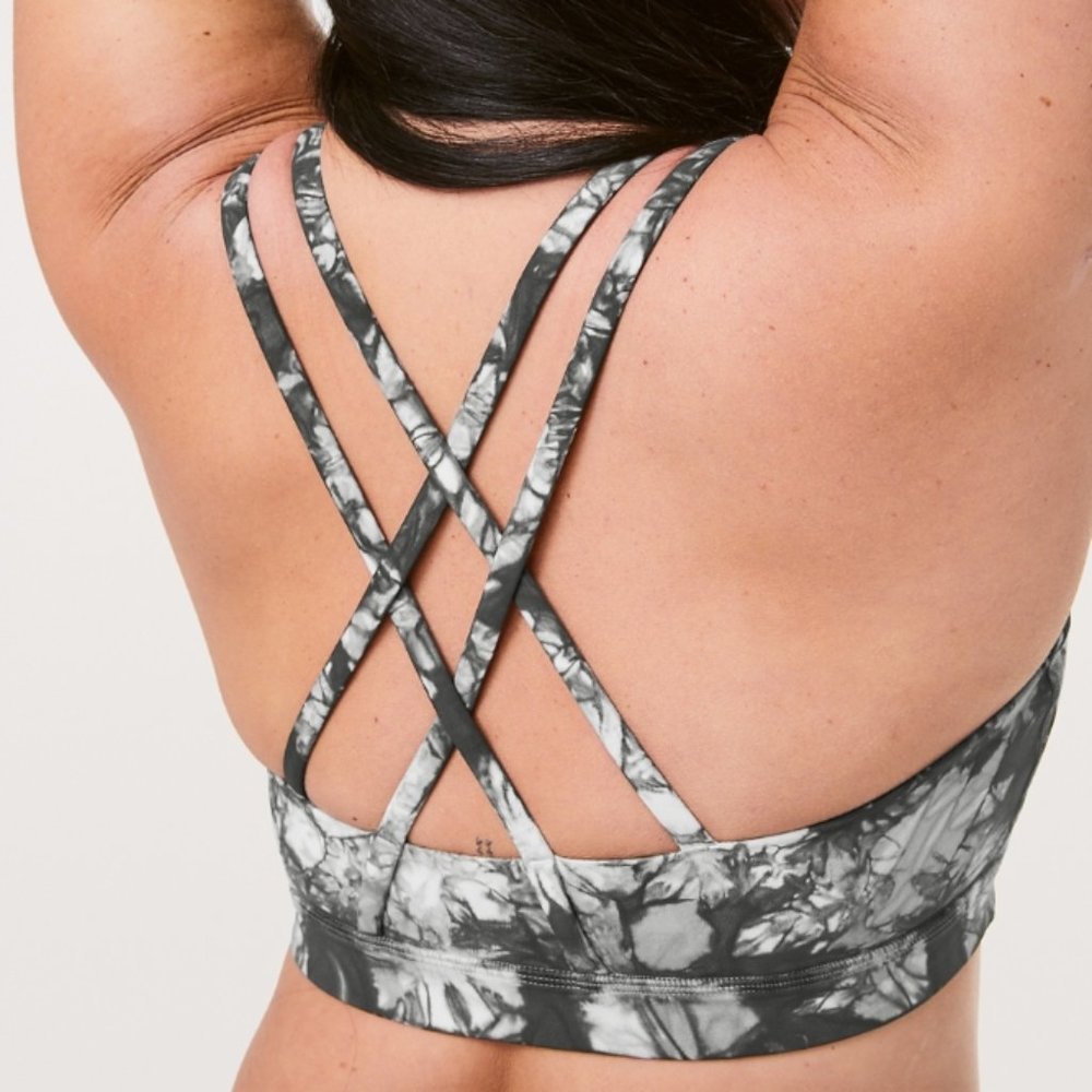 LULULEMON Energy Bra Washed Marble 6